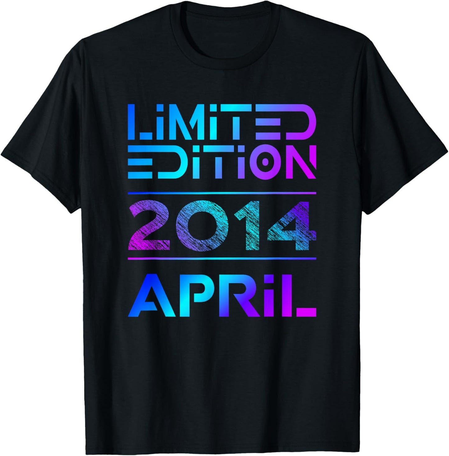 Limited Edition April 2014 Junge Mädchen 12. Geburtstag T-Shirt - T-Shirt | Black