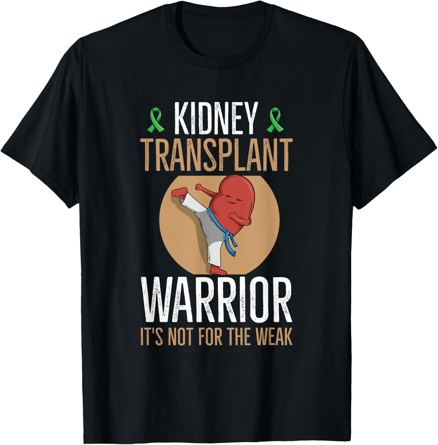 Organ Transplant Quote Kidney Donation Quote - -Adults, Black, Small, Short Sleeve, Classic Fit, Crew Collar, Modern, Lightweight, Medical T-Shirt - T-Shirt | Black