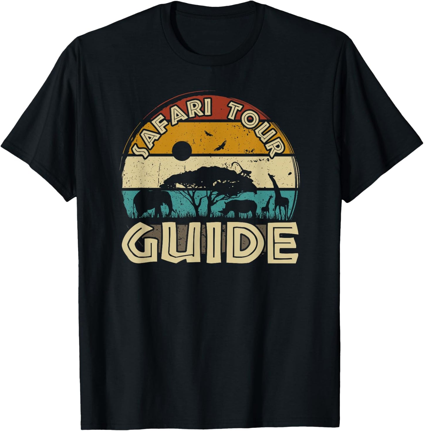 Safari Tour Guide Costume Safari Tourist Safari Holiday , black, s T-Shirt - T-Shirt | Black