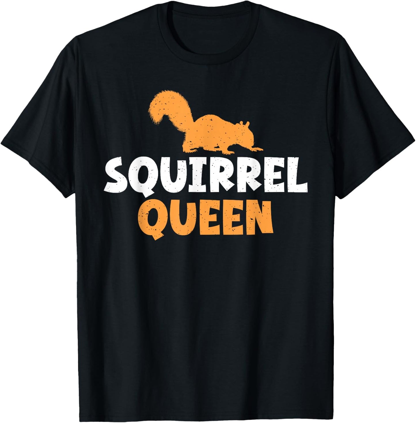 Squirrel Queen Squirrel T-Shirt - T-Shirt | Black