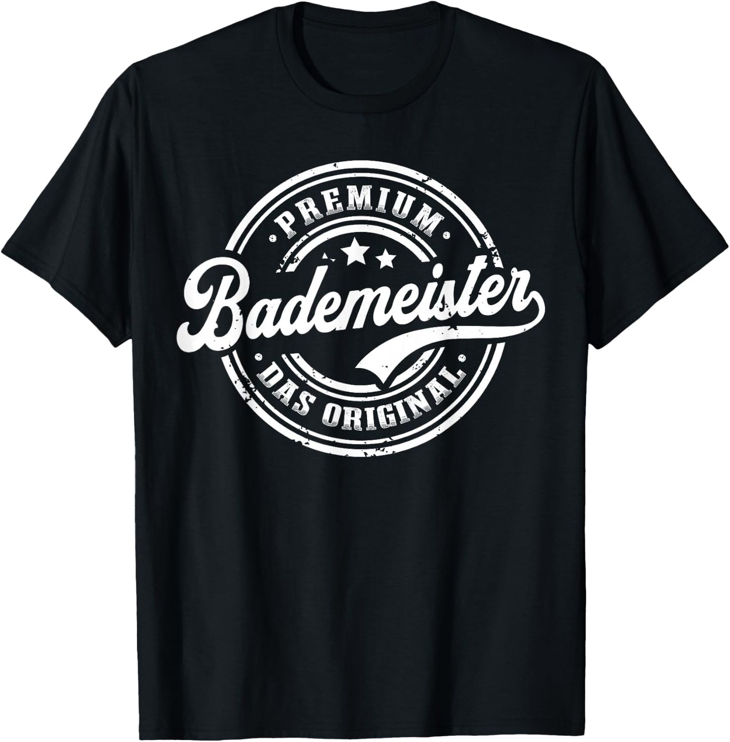 Bademeister Original Lustiges Rettungsschwimmer T-Shirt - T-Shirt | Black