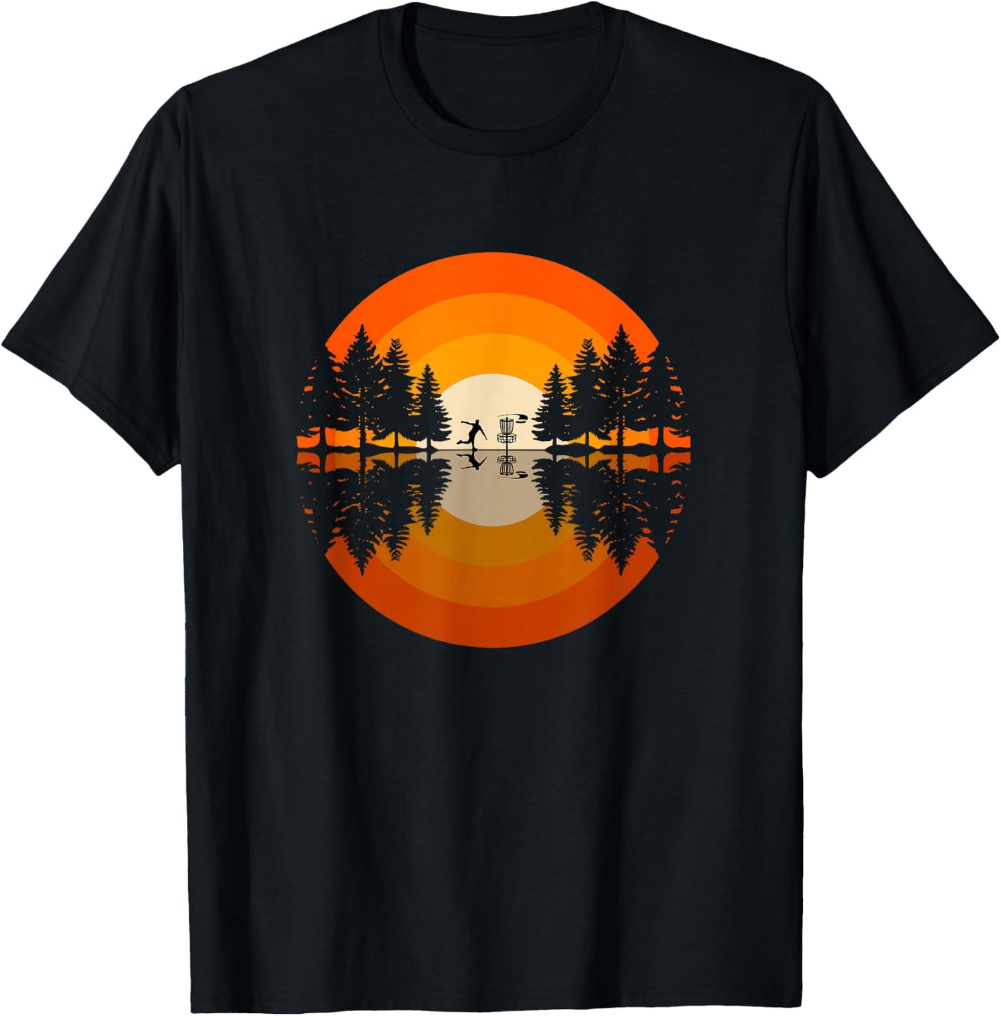 Frisbee Golf Frolf Golfer - Outdoor Disc Golf T-Shirt - T-Shirt | Black