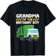 Grandma Of The Birthday Boy Garbage Truck Birthday Party T-Shirt - T-Shirt | Black