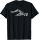 Swimmer Typography Funny Swim Swimming Coach Player Graphic T-Shirt - T-Shirt | Black