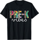 Pre k Vibes - Preschool Team Tie Dye 1st Day of School T-Shirt - T-Shirt | Black