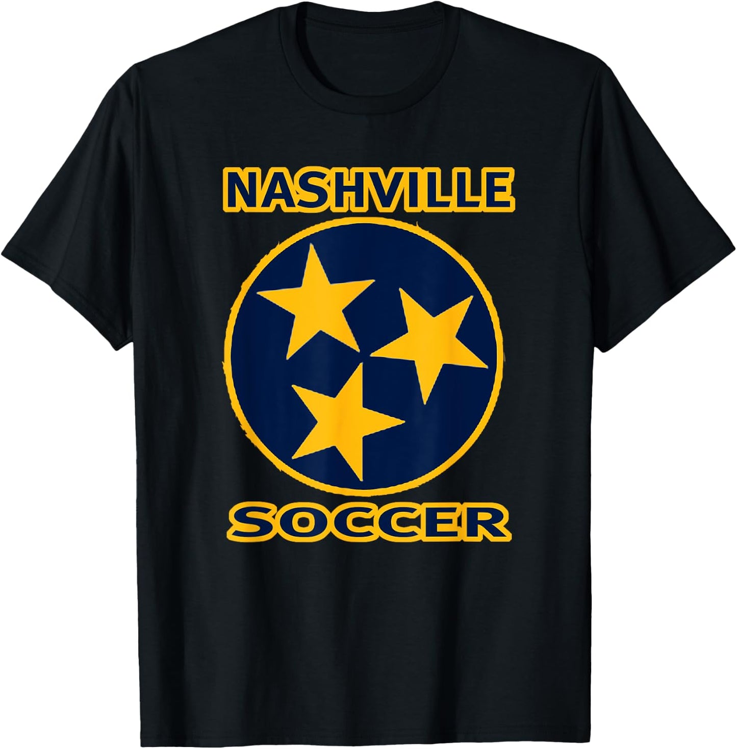 Nashville Soccer Tennessee TriStar Flag Shirt T-Shirt - T-Shirt | Black