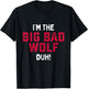 I'm The Bad Wolf Funny Last Minute Halloween Costume T-Shirt - T-Shirt | Black