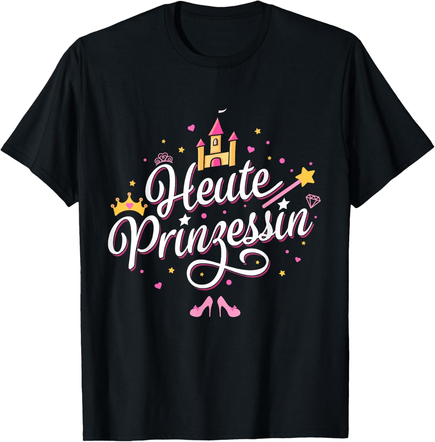Carnival Costume Princess Funny Costume Replacement , black T-Shirt - T-Shirt | Black