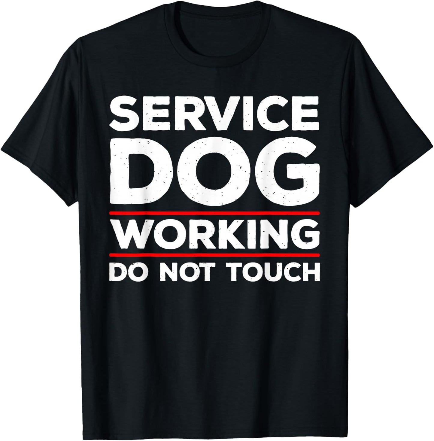 Funny Service Dog Design Women Service Dog Trainer T-Shirt - T-Shirt | Black