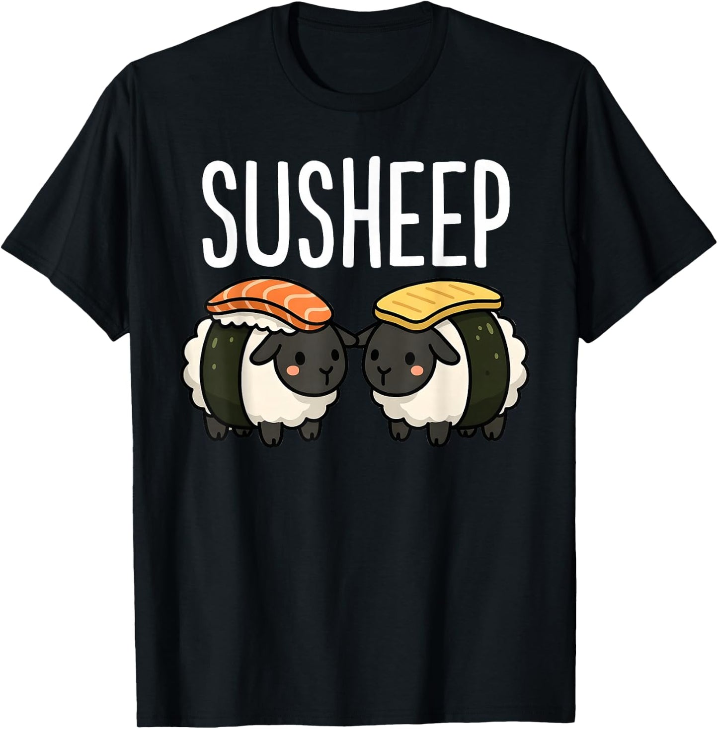 Susheep Sushi Sheep T-Shirt - T-Shirt | Black