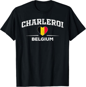 Charleroi Belgium T-Shirt - T-Shirt | Black