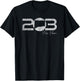 New Haven Connecticut 203 Area Code Nutmegger CT City Pride T-Shirt - T-Shirt | Black