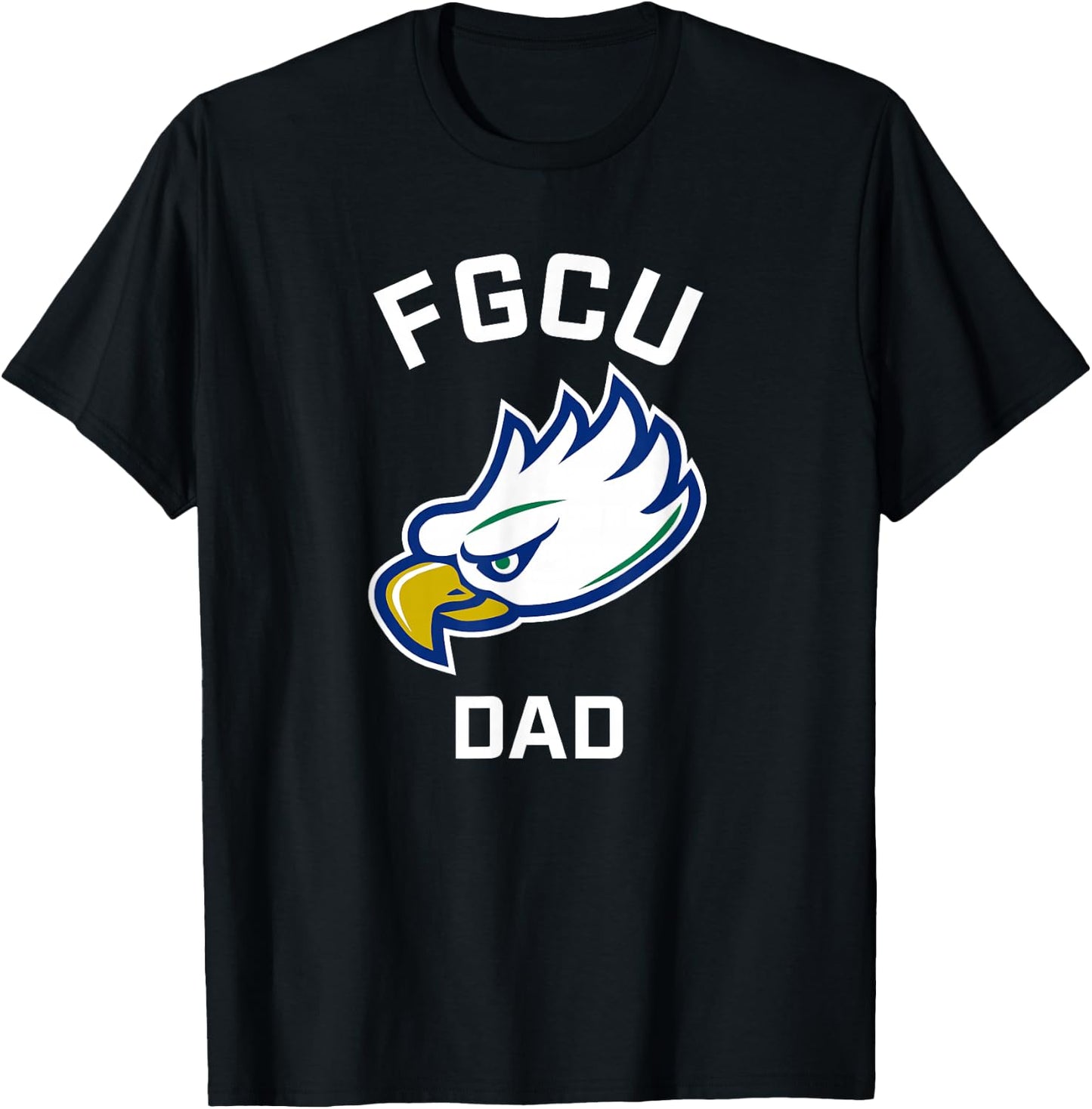 Florida Gulf Coast University FGCU Eagles Arched Dad T-Shirt - T-Shirt | Black