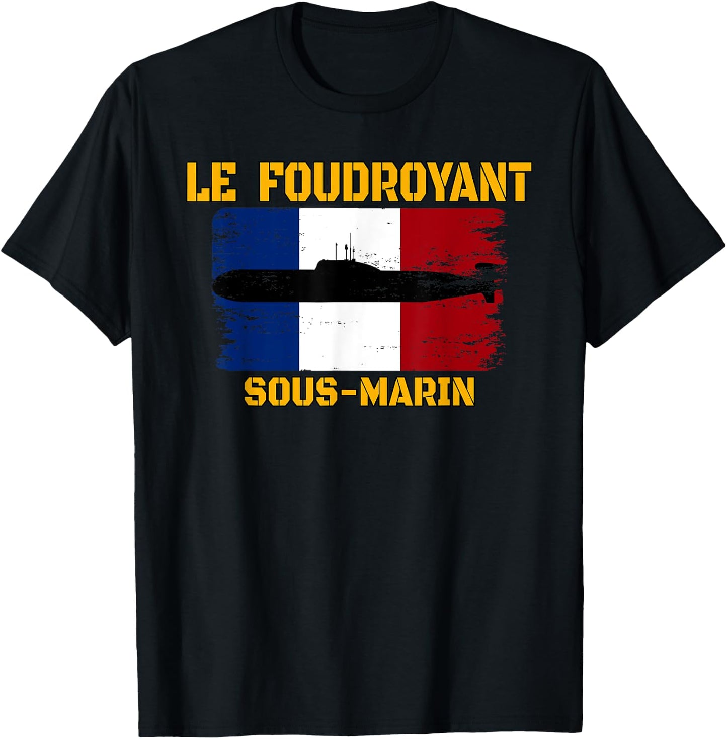 The Thunderbolt S610 Nuclear Submarine Dad Grandpa T-Shirt - T-Shirt | Black