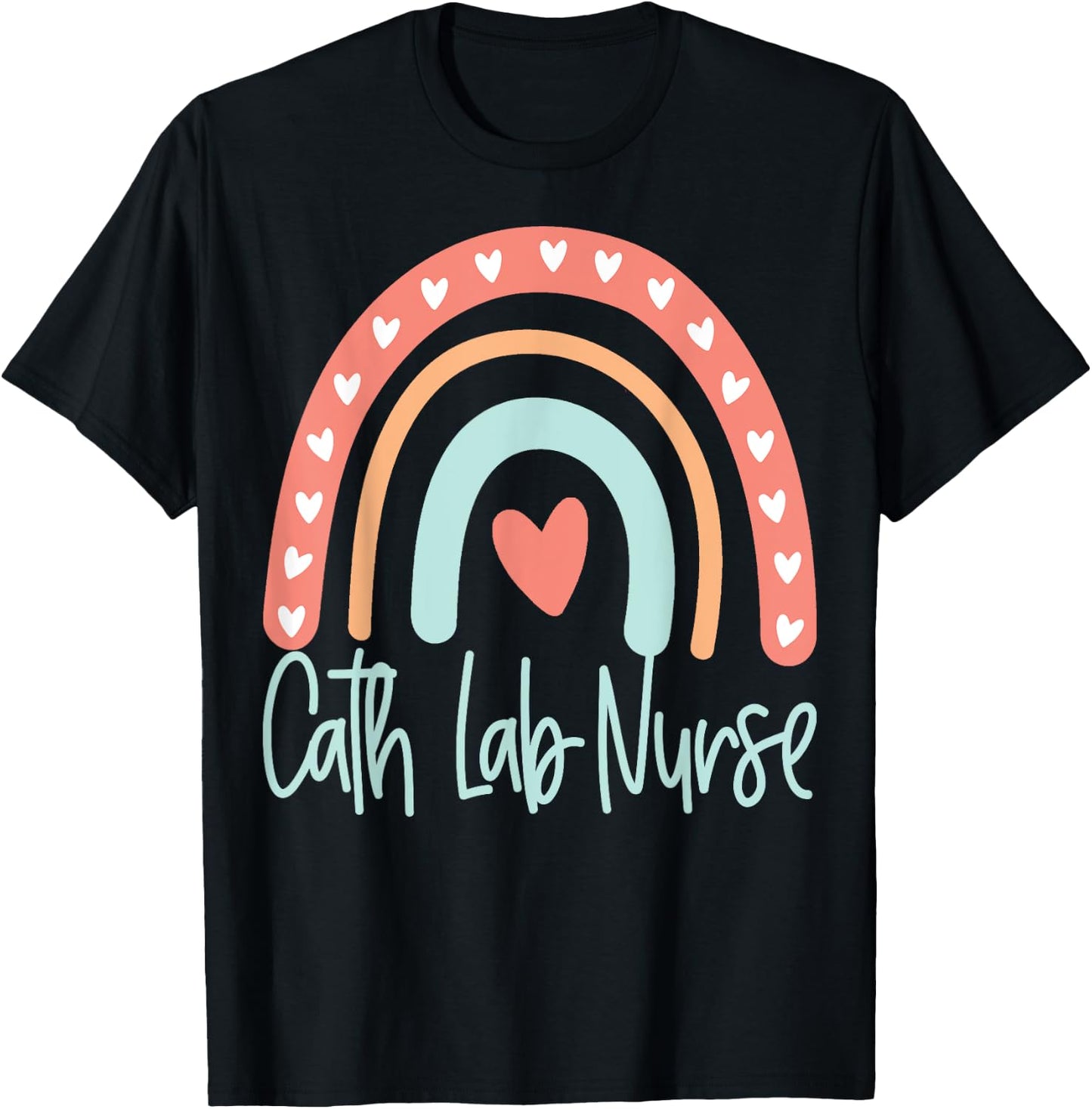 Cardiac Nurse Cath Lab Nursing T-Shirt - T-Shirt | Black