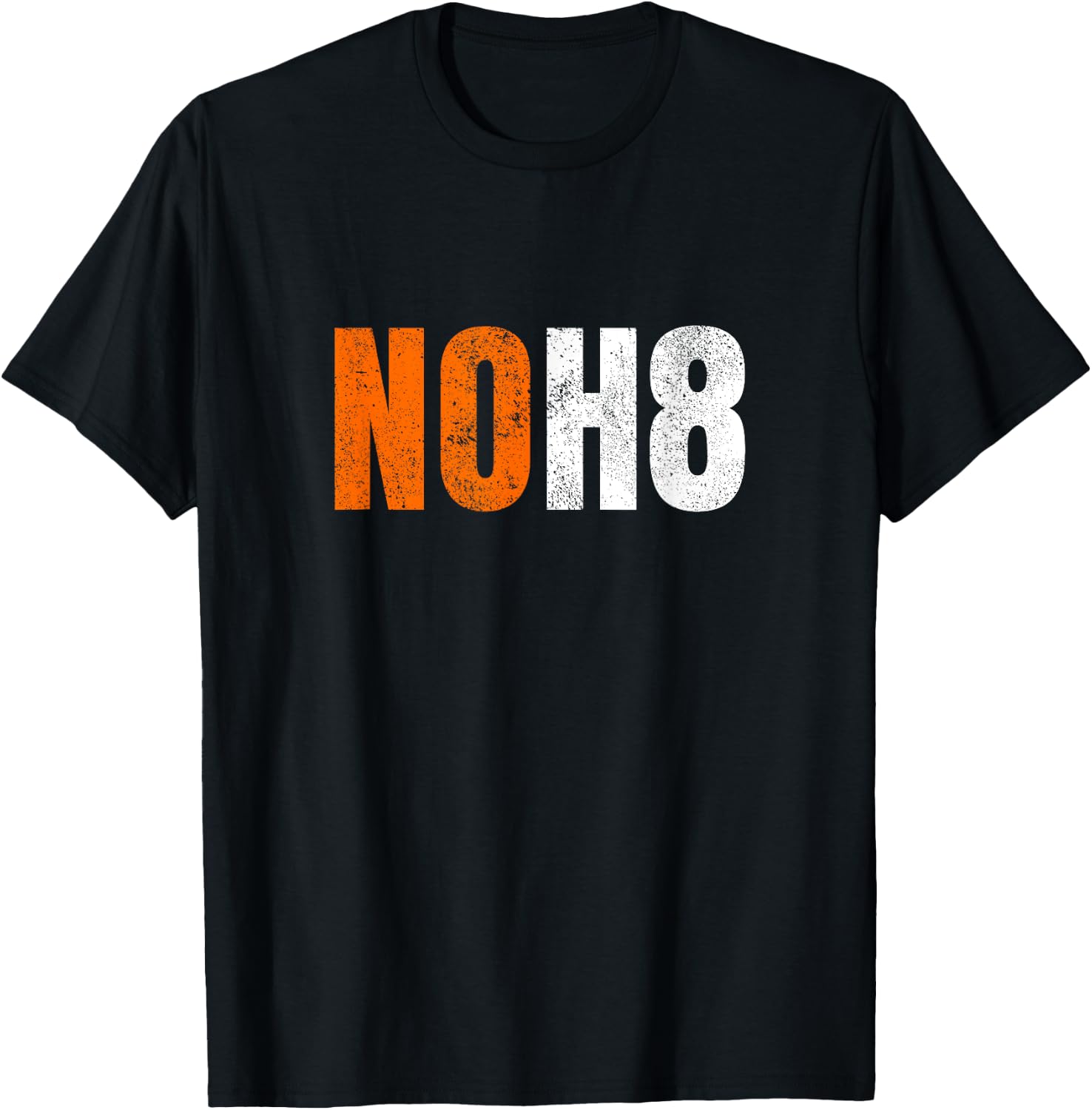 NOH8 Social Justice Stop Hate Love Always Be A Good Neighbor T-Shirt - T-Shirt | Black