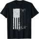 Cool Crossbow Women Arrow Bow Hunting American Flag T-Shirt - T-Shirt | Black