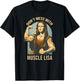 Don't Mess With Muscle Lisa - Mona Lisa Meme Fitness Gym T-Shirt - T-Shirt | Black