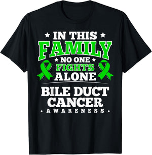 Cholangiocarcinoma Gift Bile Duct Cancer Awareness T-Shirt - T-Shirt | Black