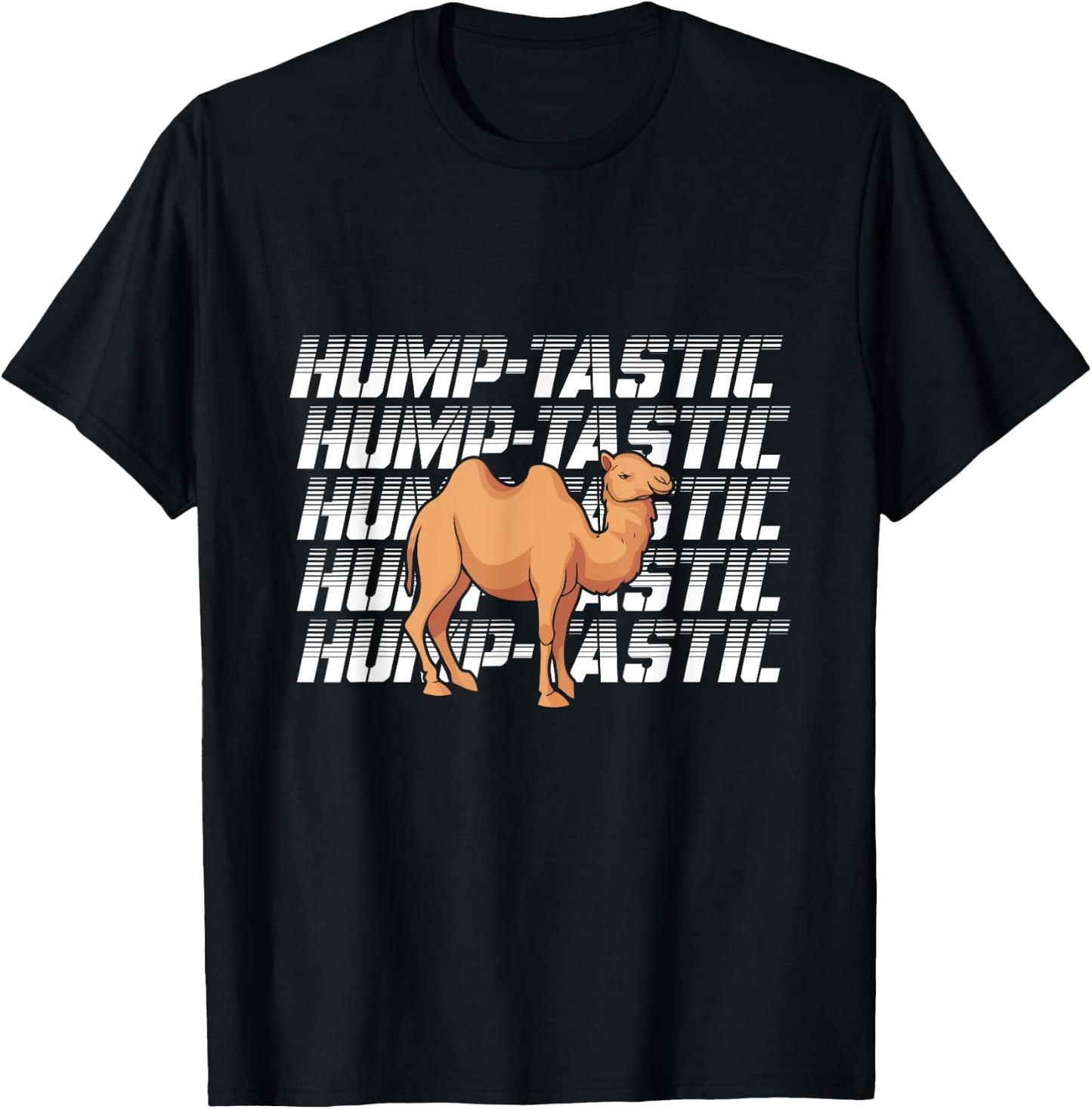 Bactrian Camel Hump Costume Love Camels Desert Humor T-Shirt - T-Shirt | Black
