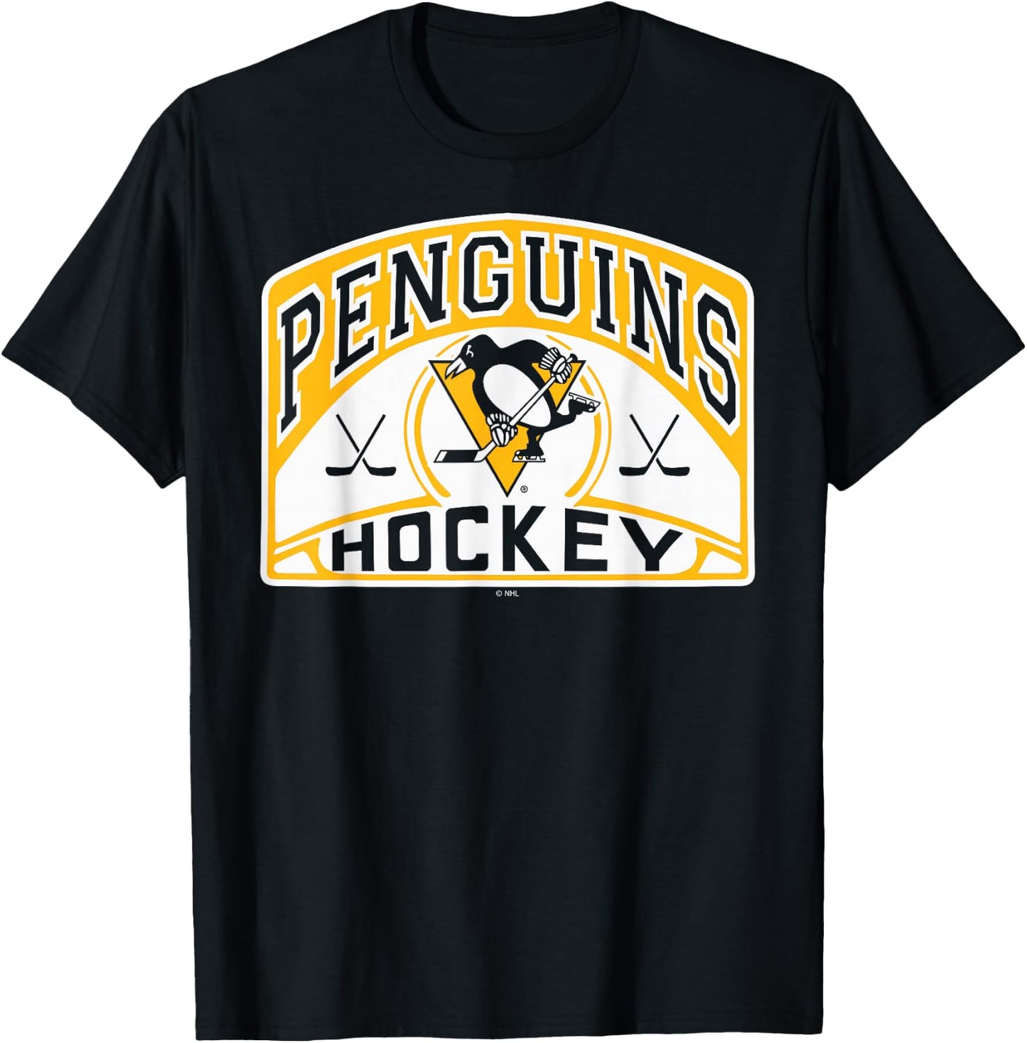 Pittsburgh Penguins Glide Black Officially Licensed T-Shirt - T-Shirt | Black