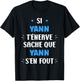 Name Si Yann t'énerve Humour Name Yann , Black, S T-Shirt - T-Shirt | Black