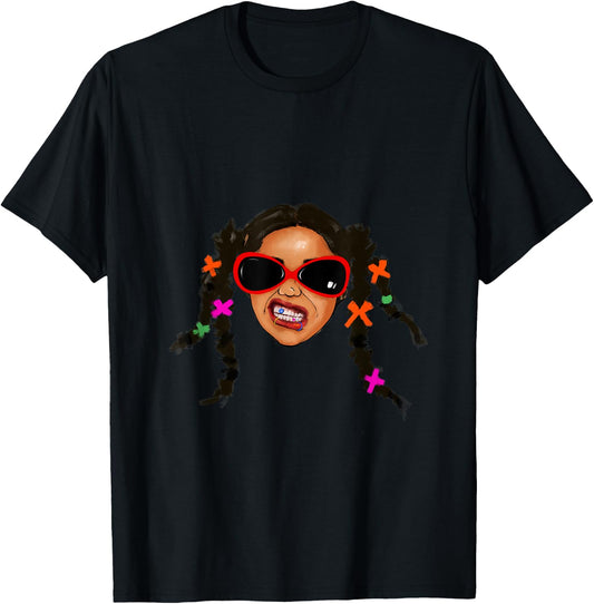 Rebel Chic – Bold & Fierce Girl T-Shirt - T-Shirt | Black