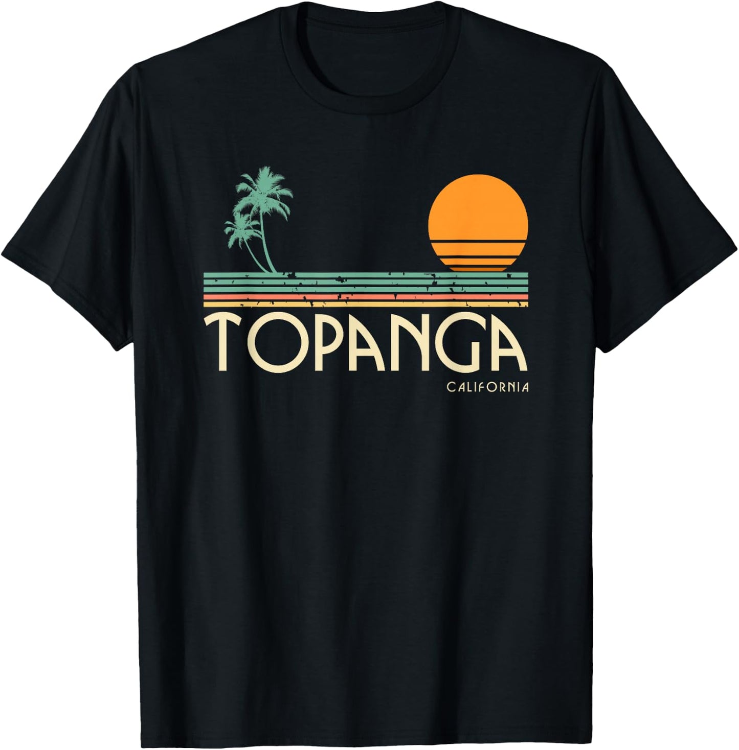 Topanga California T-Shirt - T-Shirt | Black