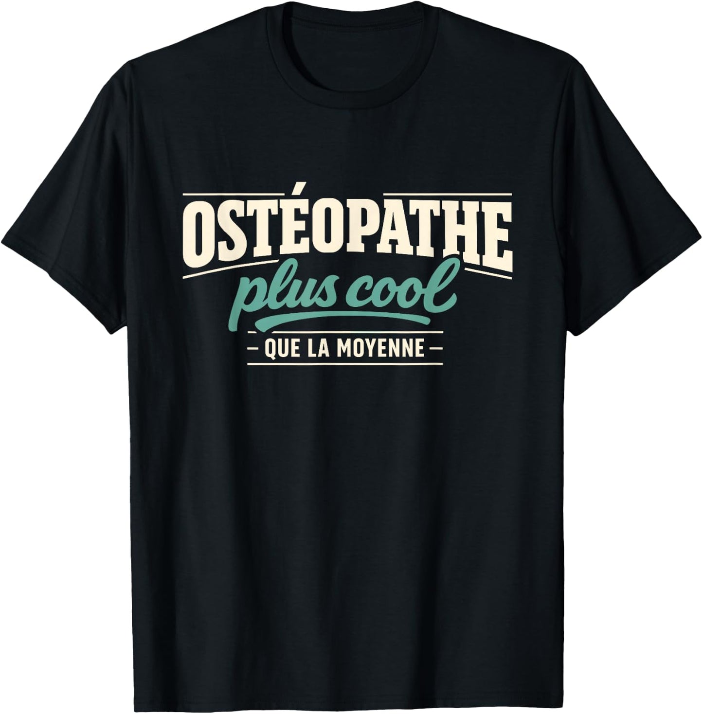 Cadeau Ostéopathe Idée Cadeau Humour Ostéopathie T-Shirt - T-Shirt | Black