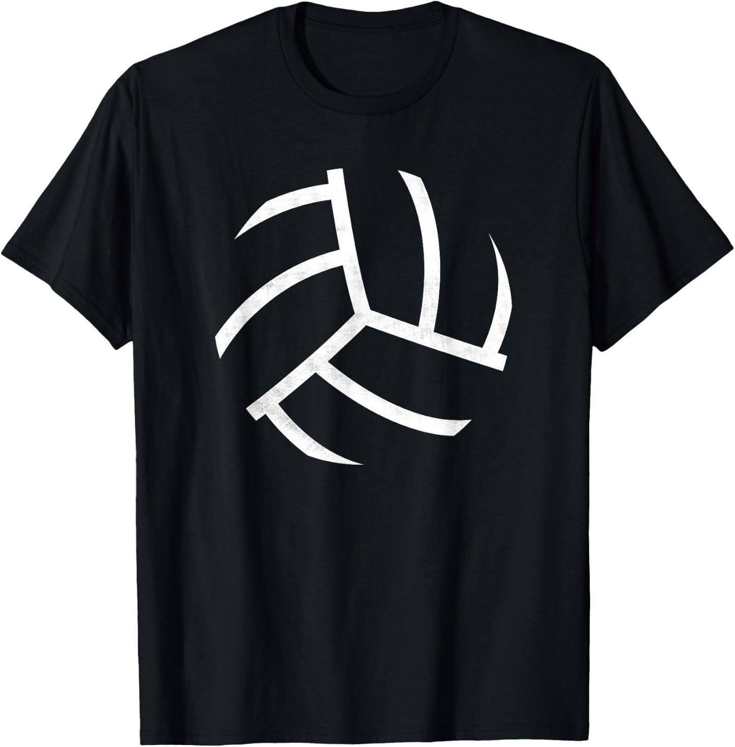Volley Ball Apparel Classic Fit Black Modern Volleyball Graphic T-Shirt - T-Shirt | Black