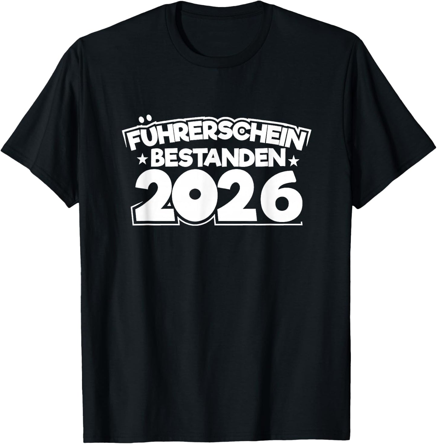Führerscheinprüfung Führerschein Fahrprüfung bestanden 2026 T-Shirt - T-Shirt | Black