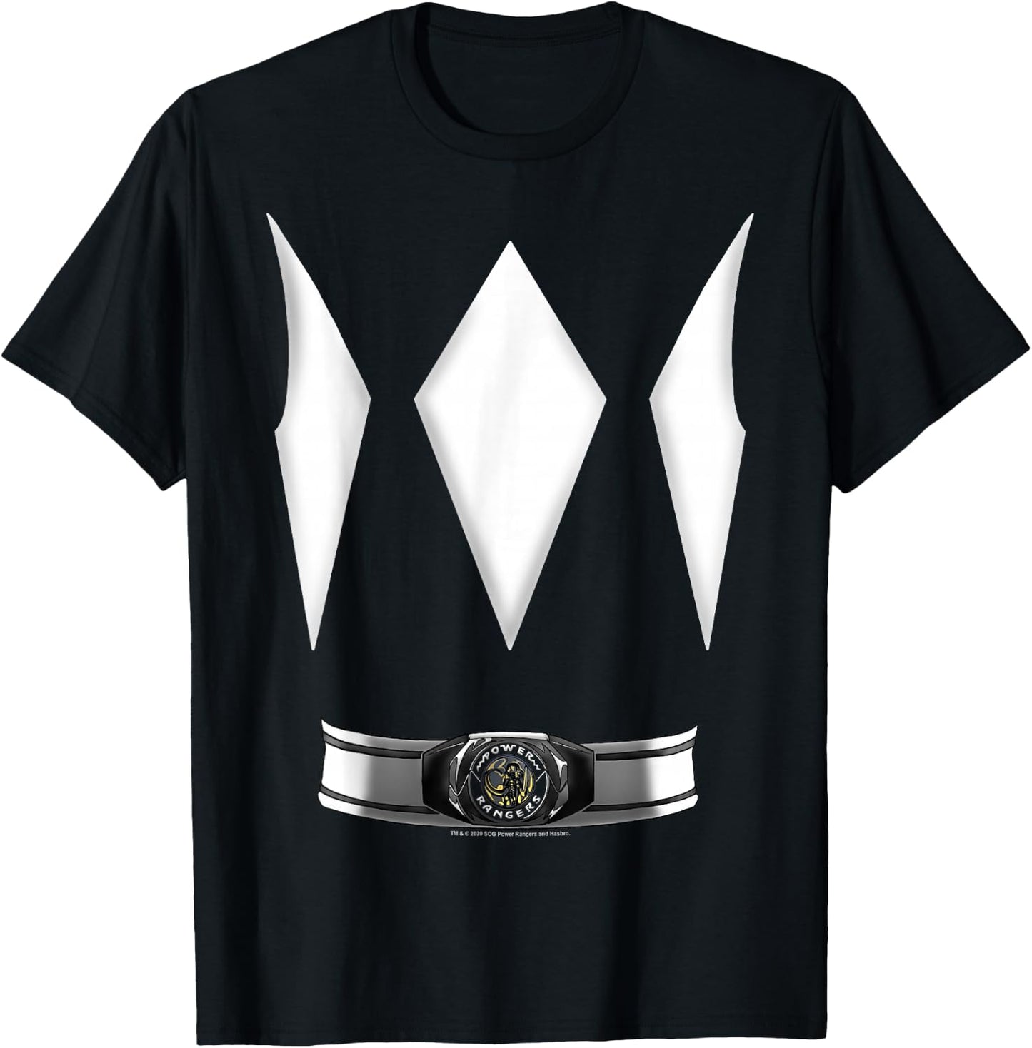Power Rangers Halloween Black Ranger Costume T-Shirt - T-Shirt | Black