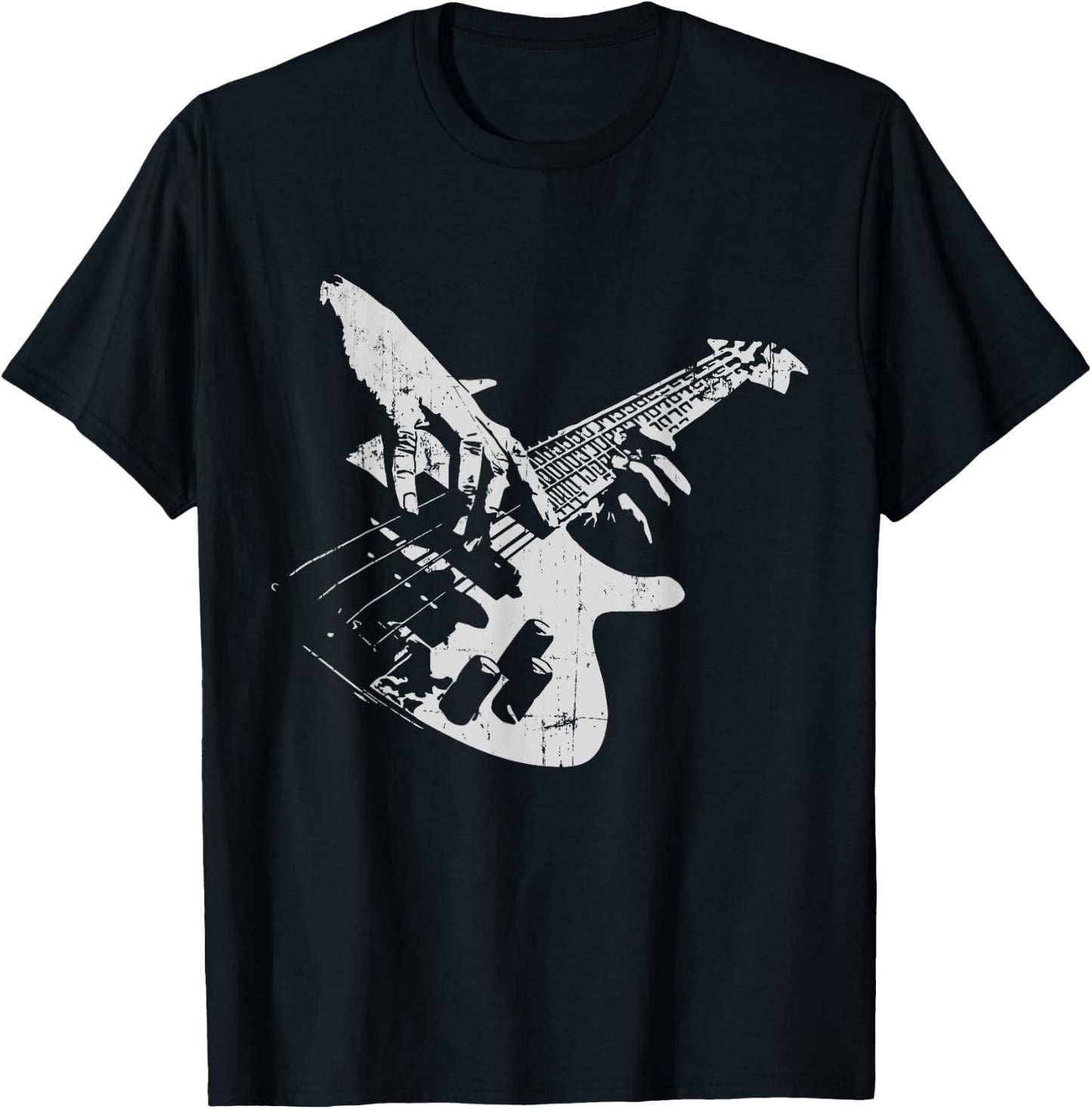 Bass Guitarist Vintage Gift Bass Player , Black, S T-Shirt - T-Shirt | Black