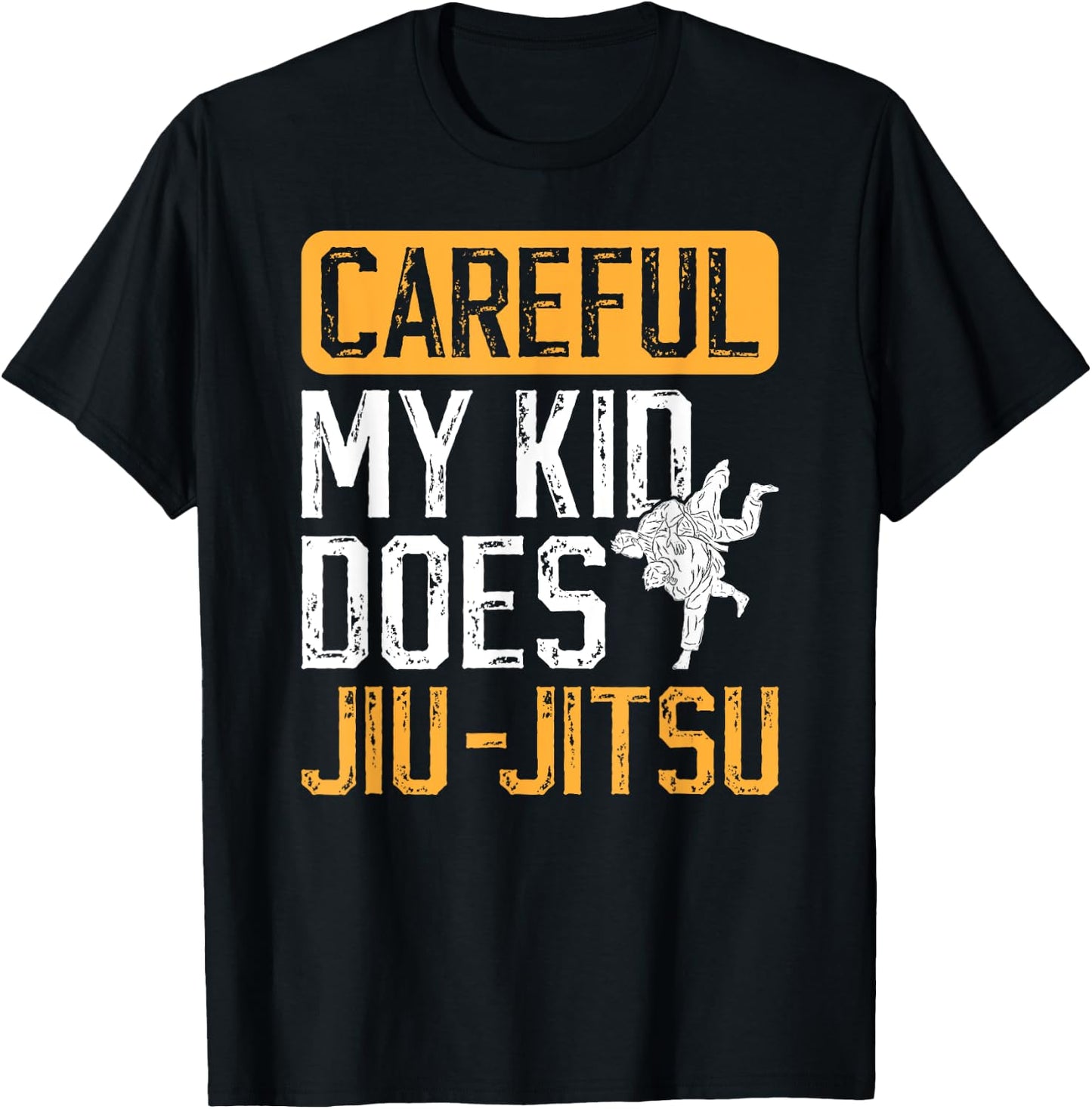 My Kid Does Jiu-Jitsu Dad BJJ Dad Jiu-Jitsu Fighter Father T-Shirt - T-Shirt | Black