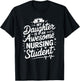 Nursing Daughter My Daughter Is An Awesome Nursing Student T-Shirt - T-Shirt | Black