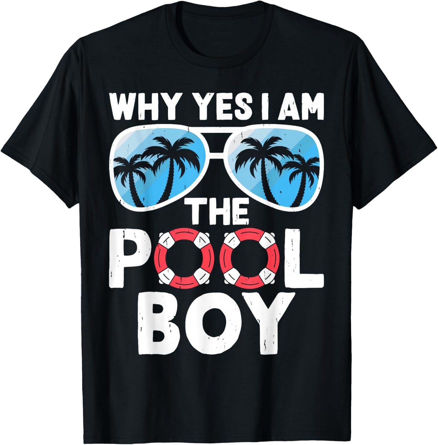 Pool Boy Swimmer Swimming Swim Team Gift Men Women Kids T-Shirt - T-Shirt | Black