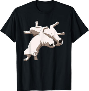Funny Wrestling Dog Wrestler Pug Women Girls Kids T-Shirt - T-Shirt | Black