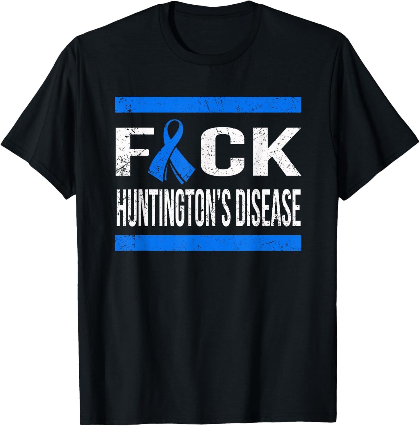 Support Huntington's Disease awareness t shirt T-Shirt - T-Shirt | Black