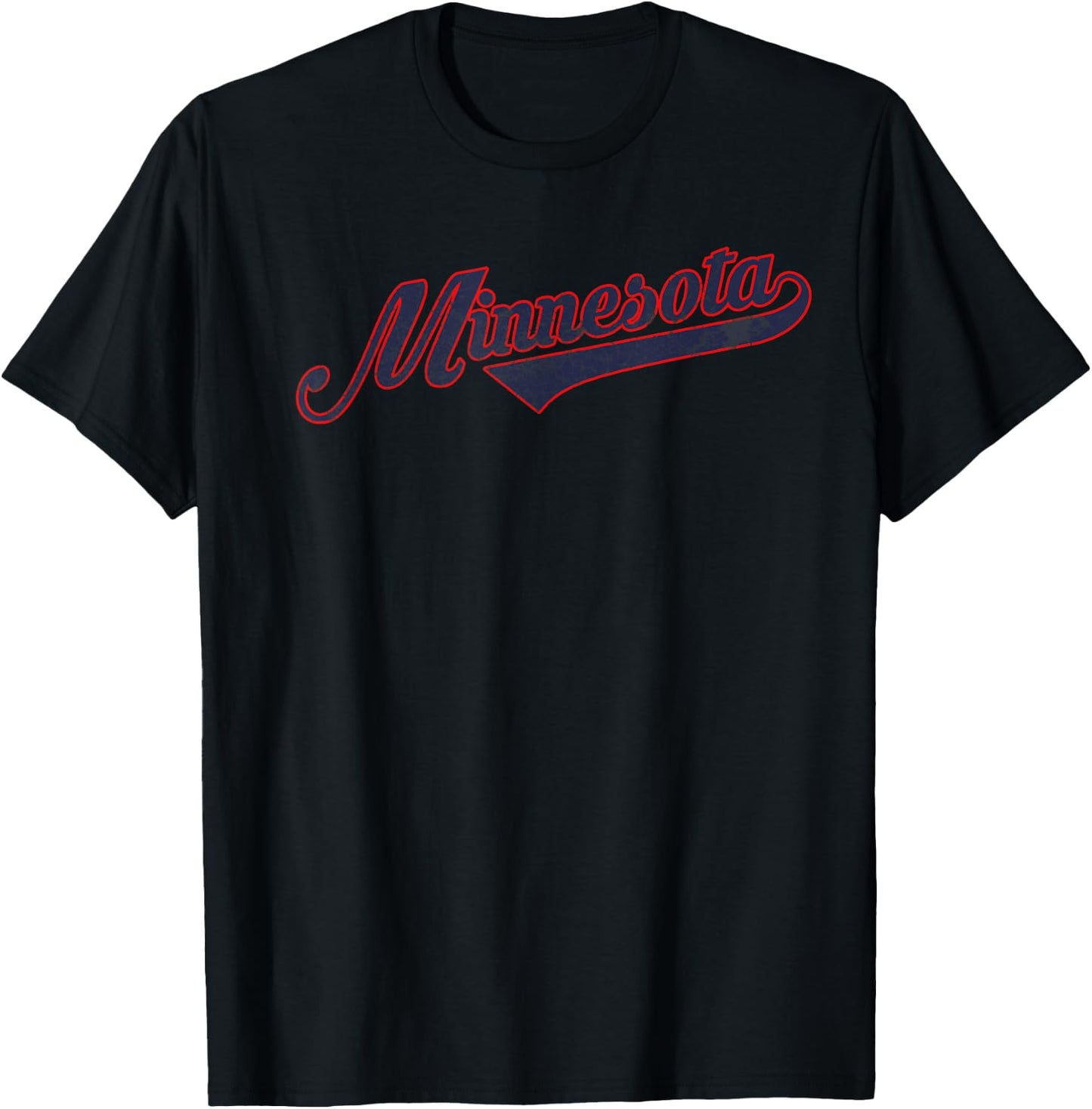 Minnesota Baseball vintage classic T-Shirt - T-Shirt | Black