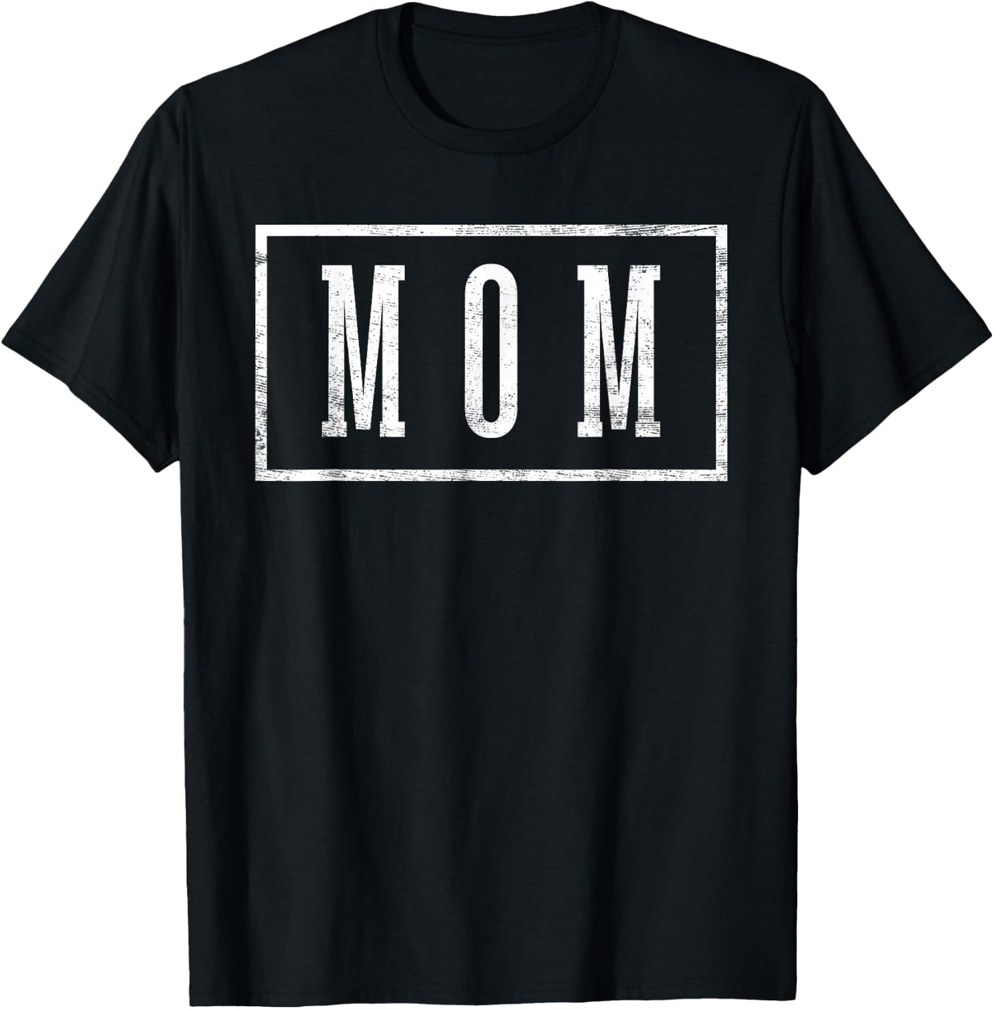 Mom - Sleek Framed Design Mother's Day Mom T-Shirt - T-Shirt | Black