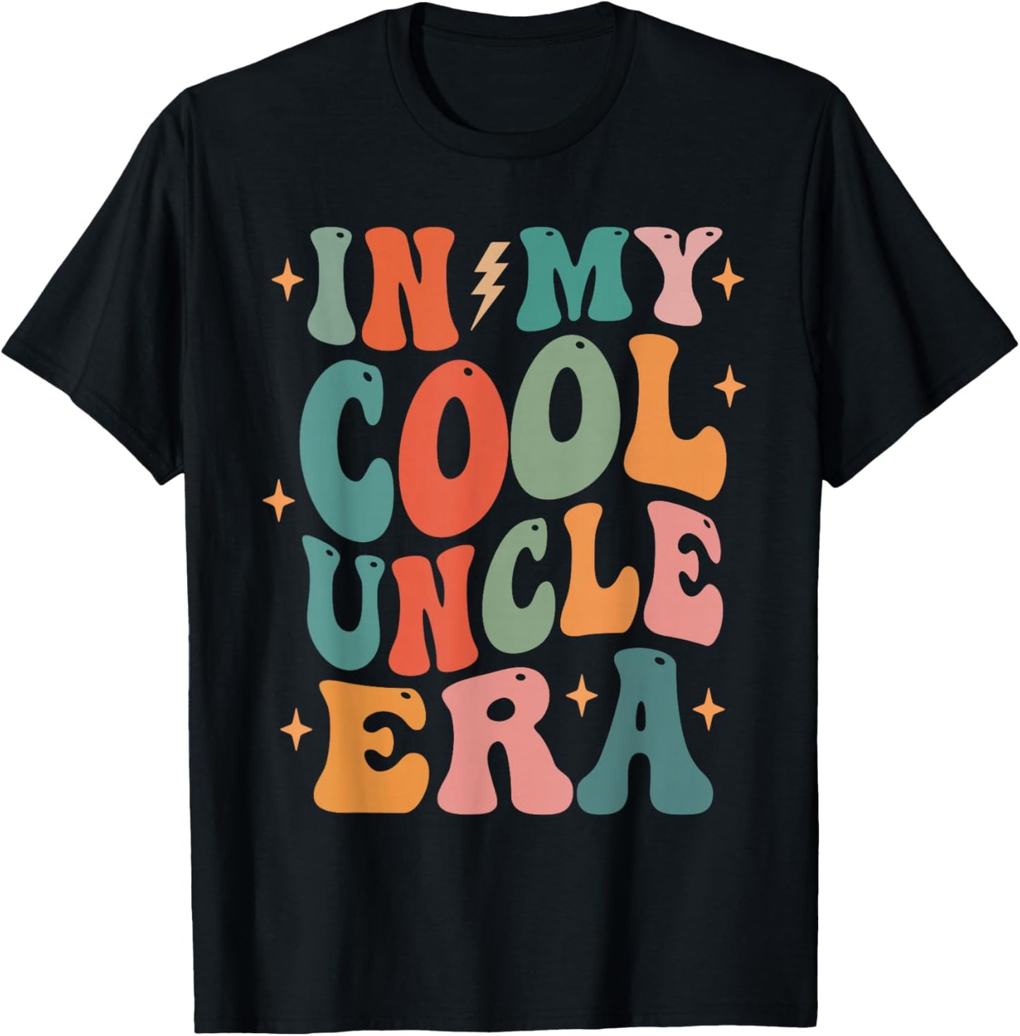 In My Cool Uncle Era T-Shirt - T-Shirt | Black