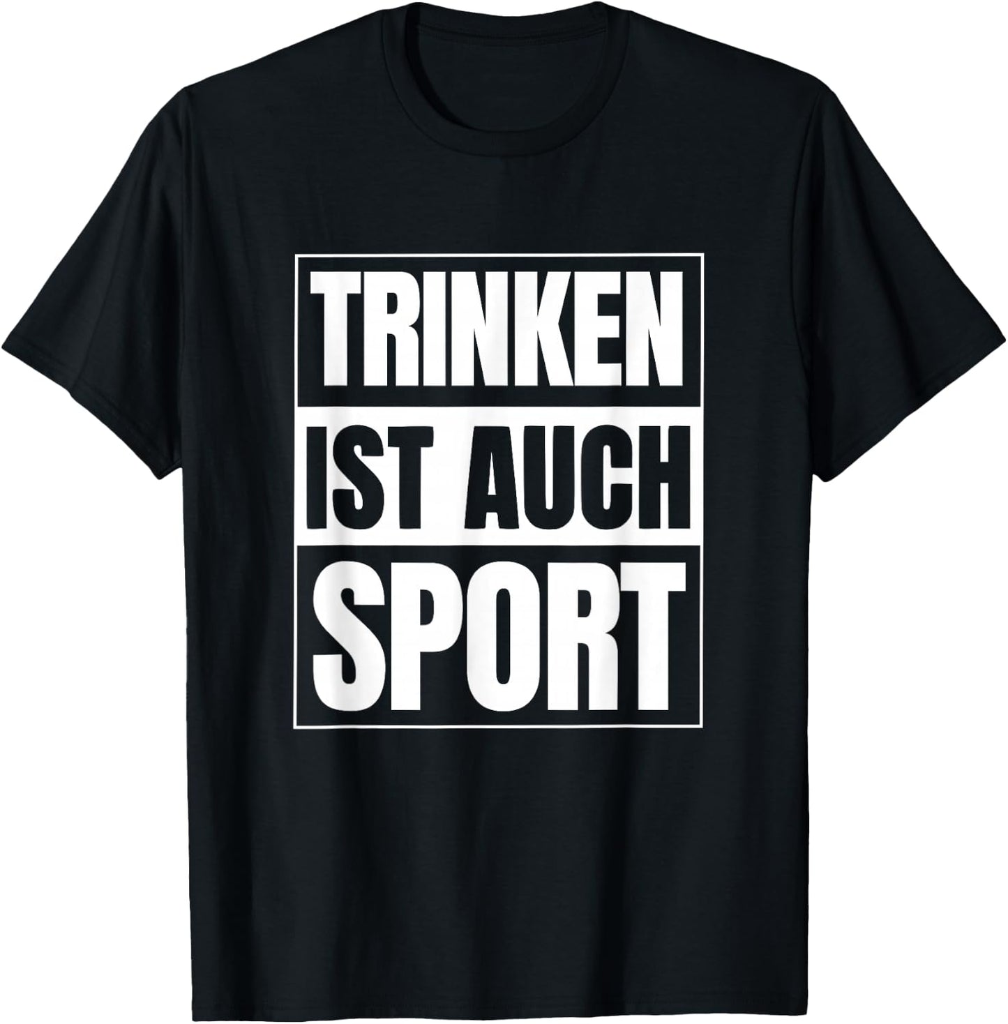 Drinking is also Sport Opening Party Outfit Summer Mallorca , black T-Shirt - T-Shirt | Black