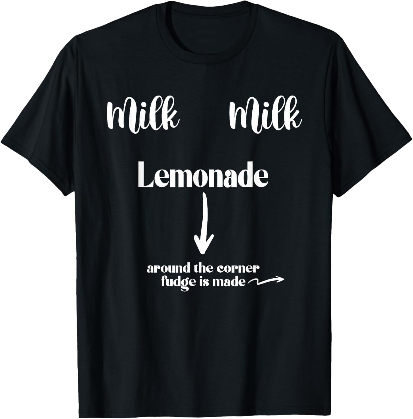 Milk Milk Lemonade Funny Saying T-Shirt - T-Shirt | Black