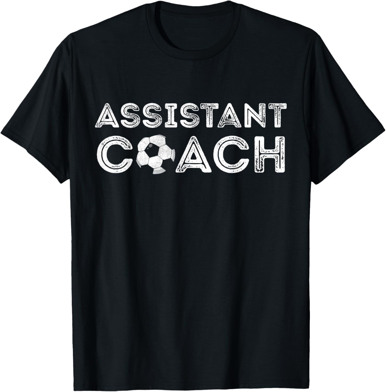 Assistant Soccer Coach Coaches Appreciation Funny Coaching T-Shirt - T-Shirt | Black