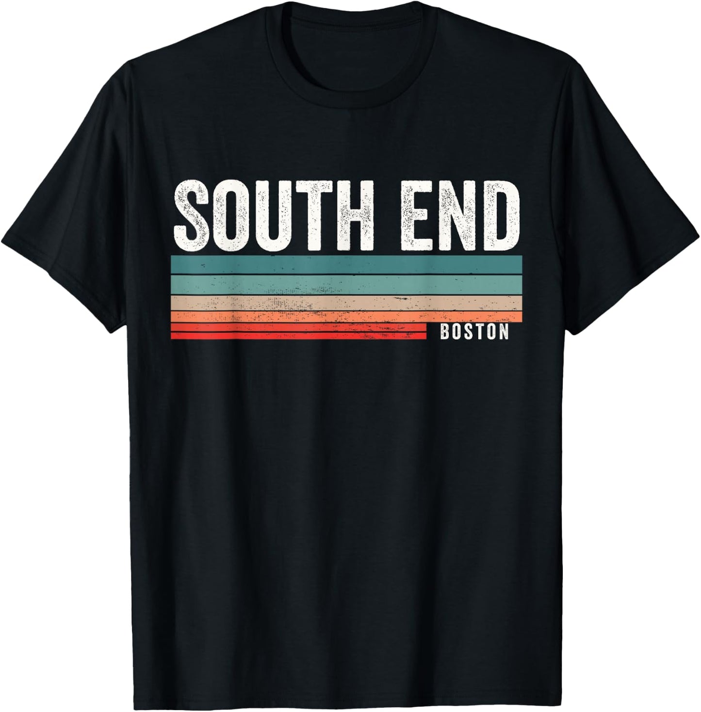South End Boston Massachusetts, South End T-Shirt - T-Shirt | Black