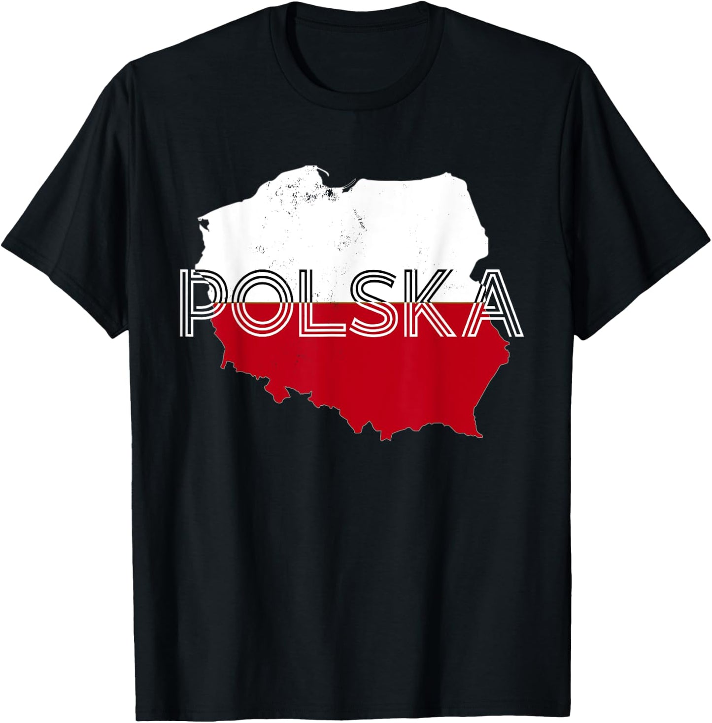 Poland For Gift Poland Poland Warsaw Flag , Black, S T-Shirt - T-Shirt | Black