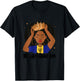 Bajan Queen Black Afro Barbados Flag Pride Barbadian T-Shirt - T-Shirt | Black