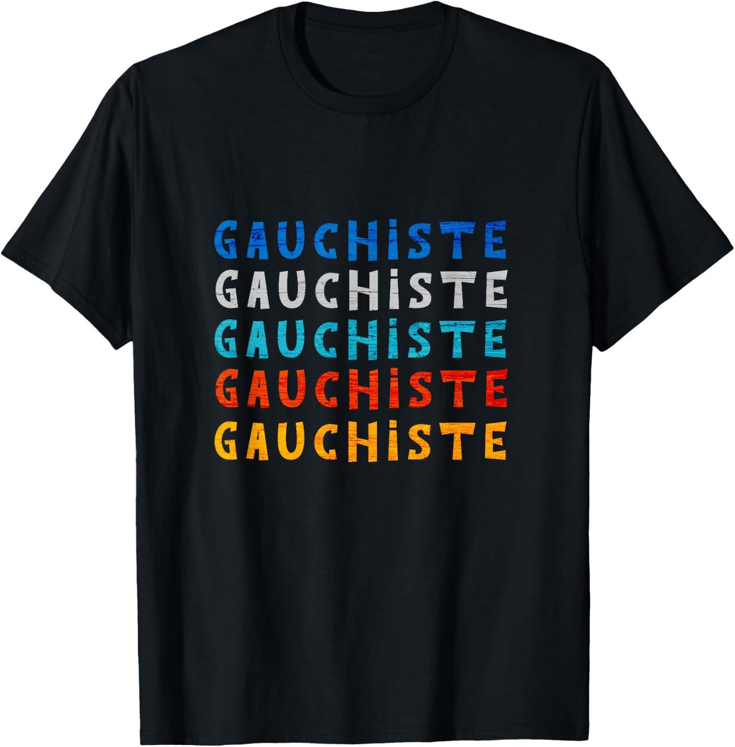Leftist Gift Humor -Political Funny T-Shirt - T-Shirt | Black