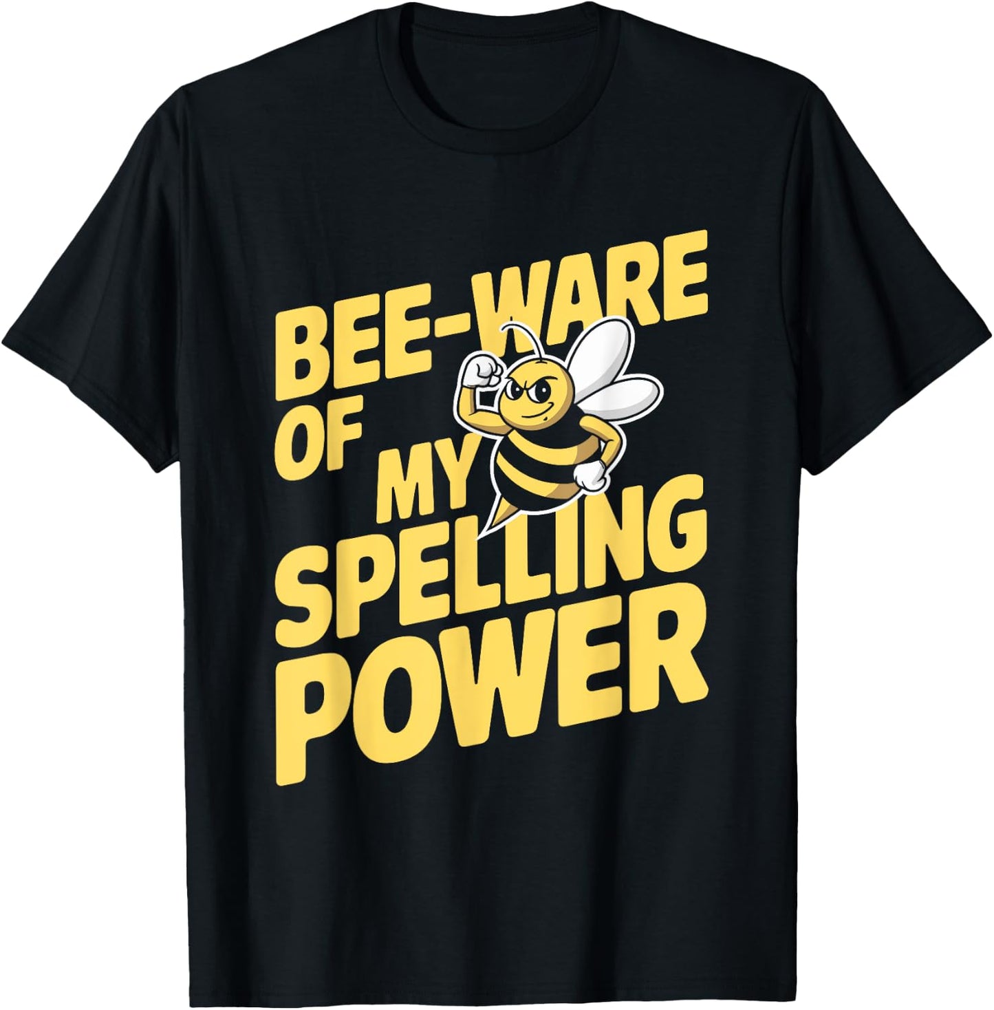 Spelling Bee Humor Spelling Champion Word Nerd Spelling T-Shirt - T-Shirt | Black