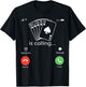 Poker Dealer Costume Gambling Poker Card Game Poker T-Shirt - T-Shirt | Black